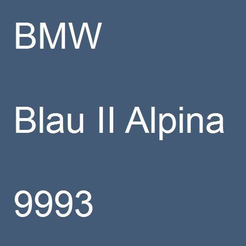 BMW, Blau II Alpina, 9993.